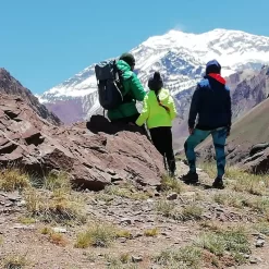 2 días de trekking en el Parque Aconcagua: Plaza Francia + Mirador Pared Sur
